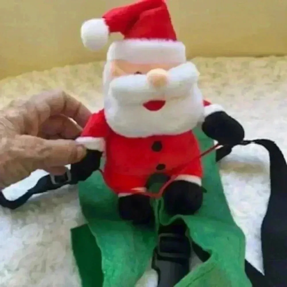 NEW Ride Along Santa Christmas Dog Accessory For Medium Dogs Costume‎ NIB